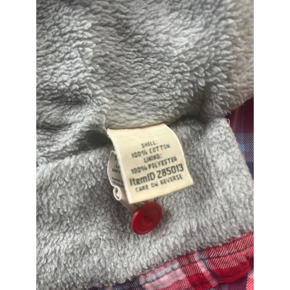 L.L. Bean Fleece Lined Button Down Long Sleeve Shirt Jacket Women's Size M - Picture 6 of 6